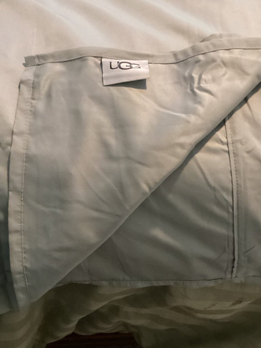 Luxury UGG Queen Flat Sheet Sage Green